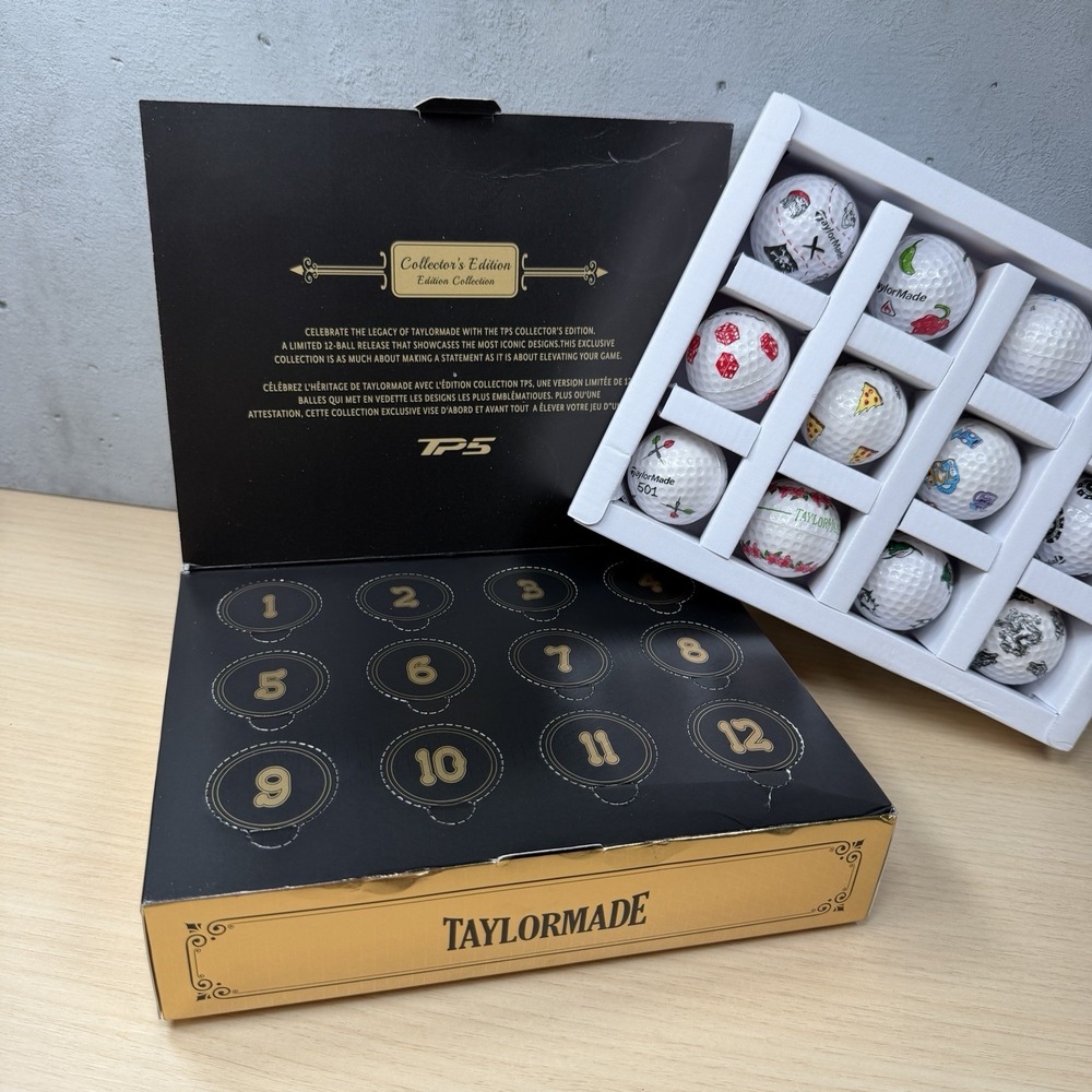 TaylorMade TP5 Collector's Edition Golf Balls - 1 Dozen (12 balls) Foam Balls